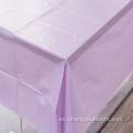 Cubierta de la mesa de plástico personalizada de color sólido PEVA